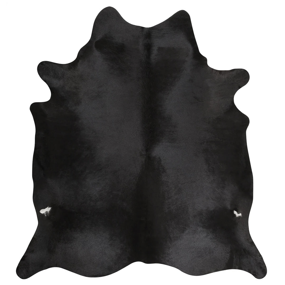 Black Brazilian Cowhide Rug: XXL