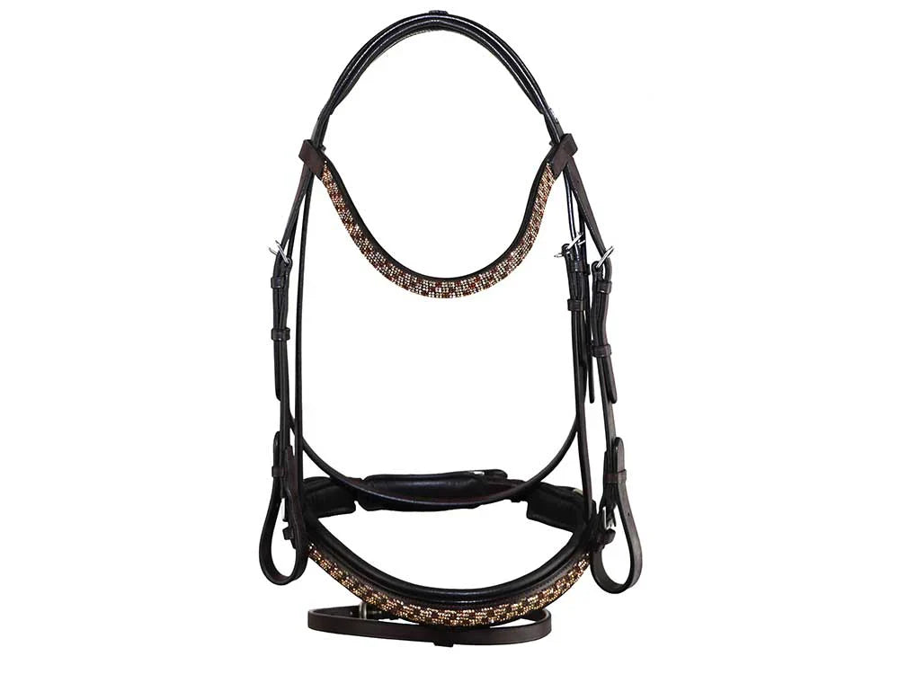 Bonn Beaded Dressage Bridle