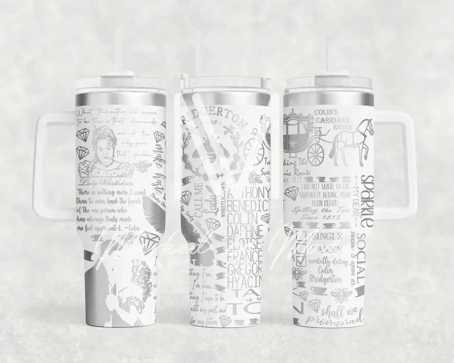 Bridgerton Penelope Season 3 Engraved Tumbler | 20oz