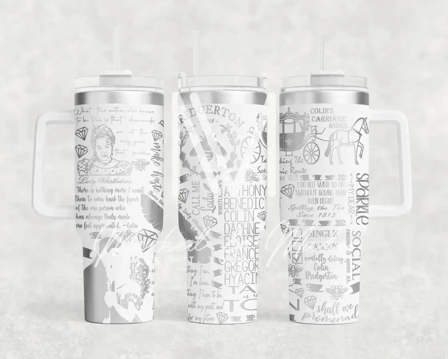 Bridgerton Penelope Season 3 Engraved Tumbler | 40oz