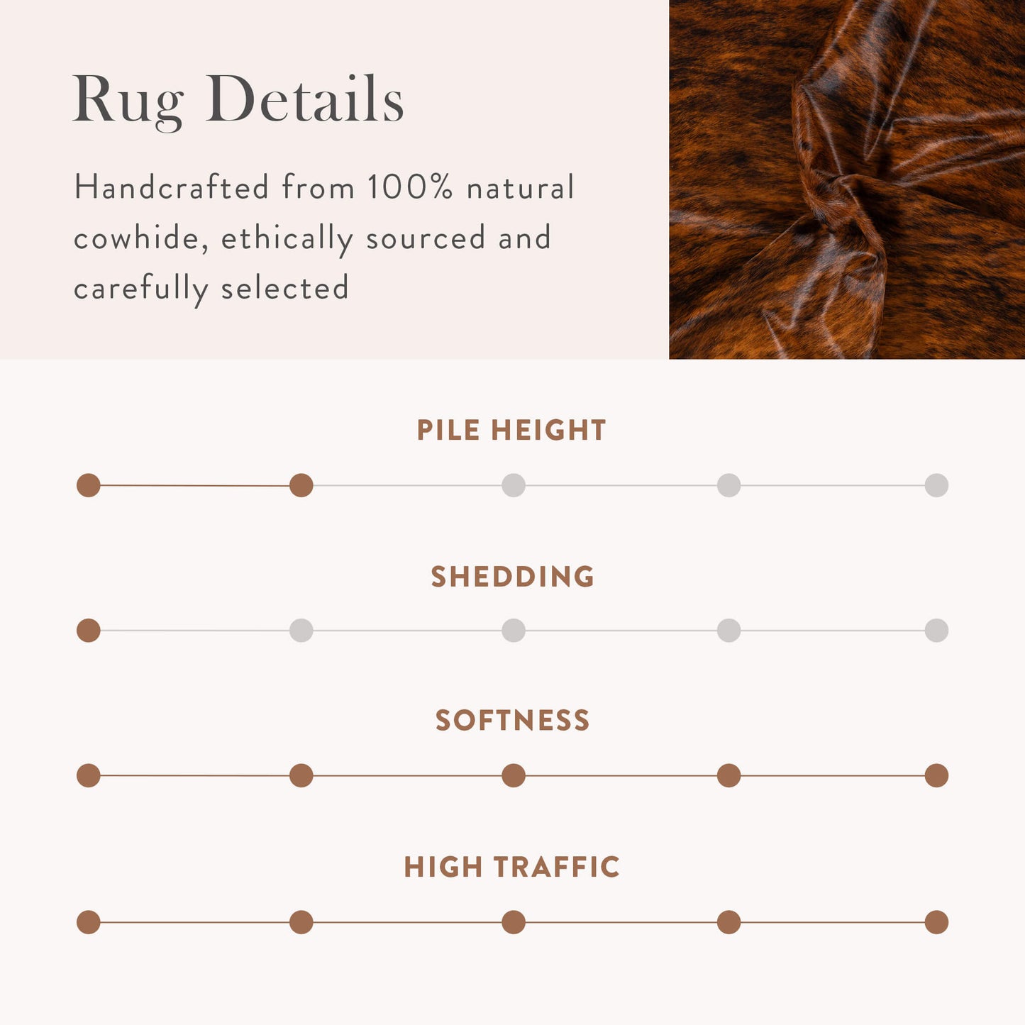 Brindle White Belly and Backbone Brazilian Cowhide Rug: LARGE