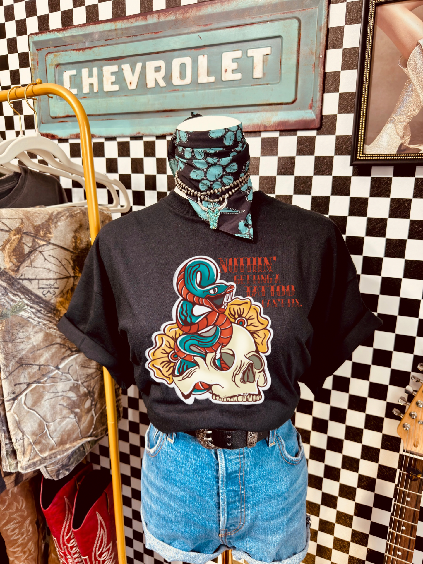 Nothing a tattoo can’t fix tee