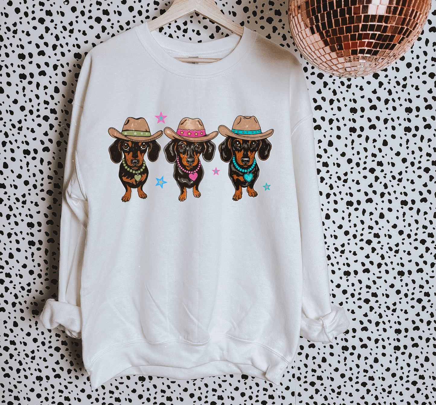 Western Weenie Dogs TEE or CREWNECK
