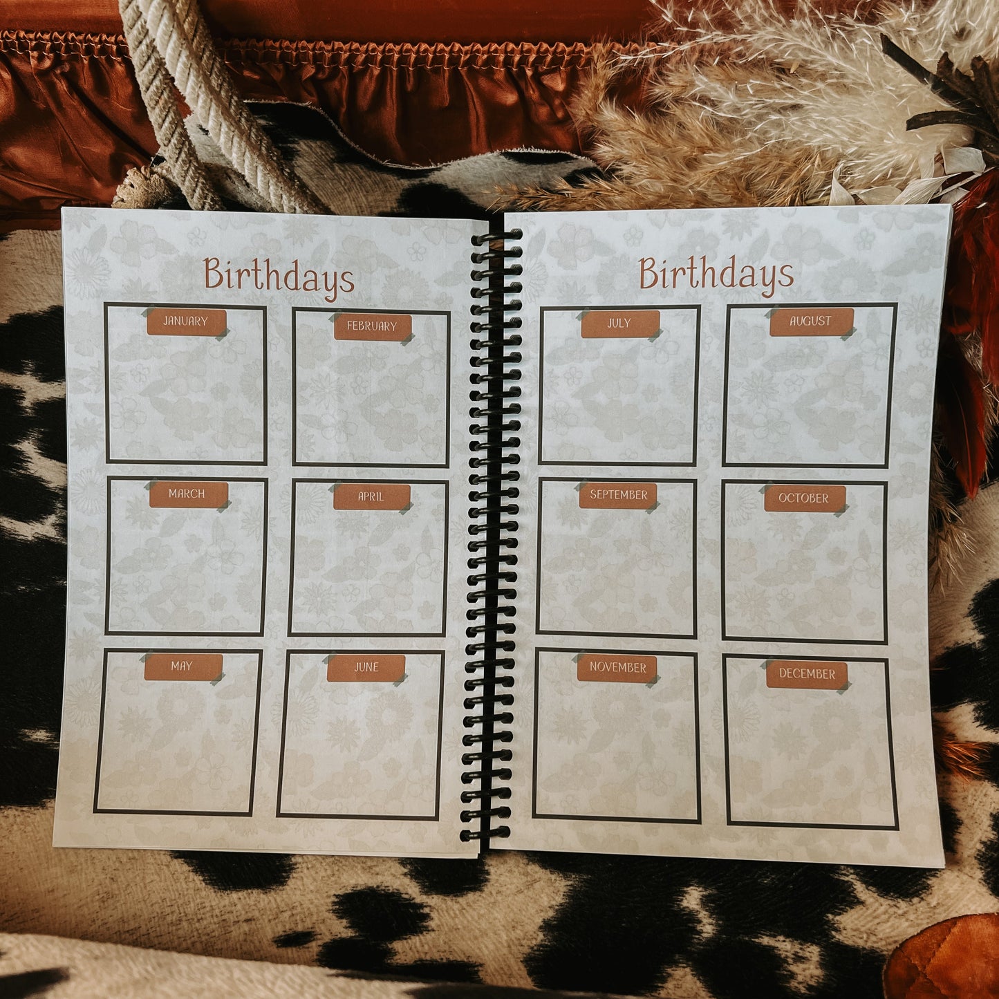 Address Book - Wildflower Cover