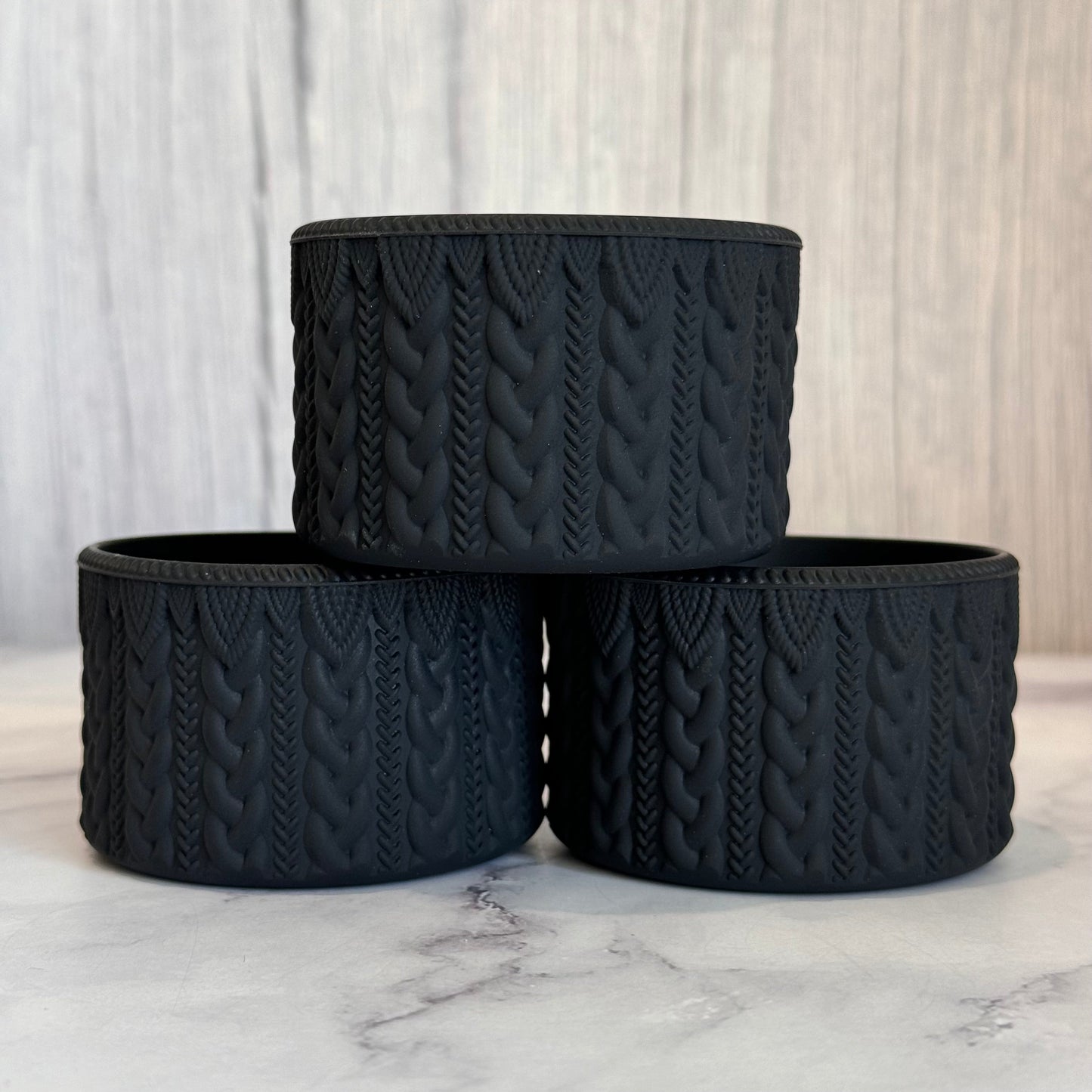 BLACK MACRAME Tumbler Boot