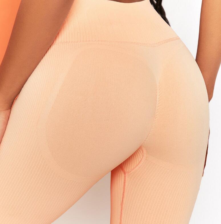 Ribbed High-Waisted Yoga Pants | Soft, Breathable Fitness Leggings