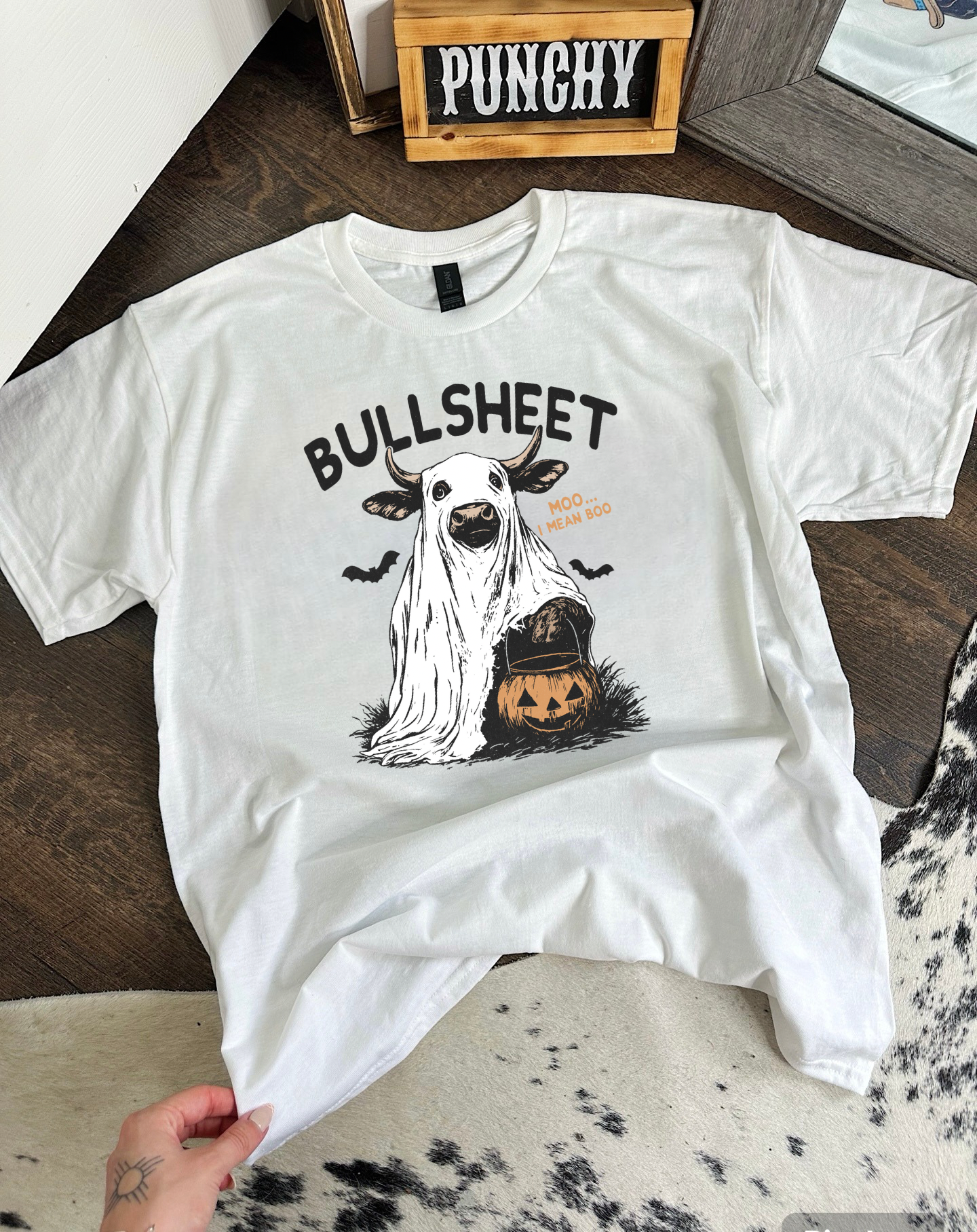 Bullsheet TEE or CREWNECK