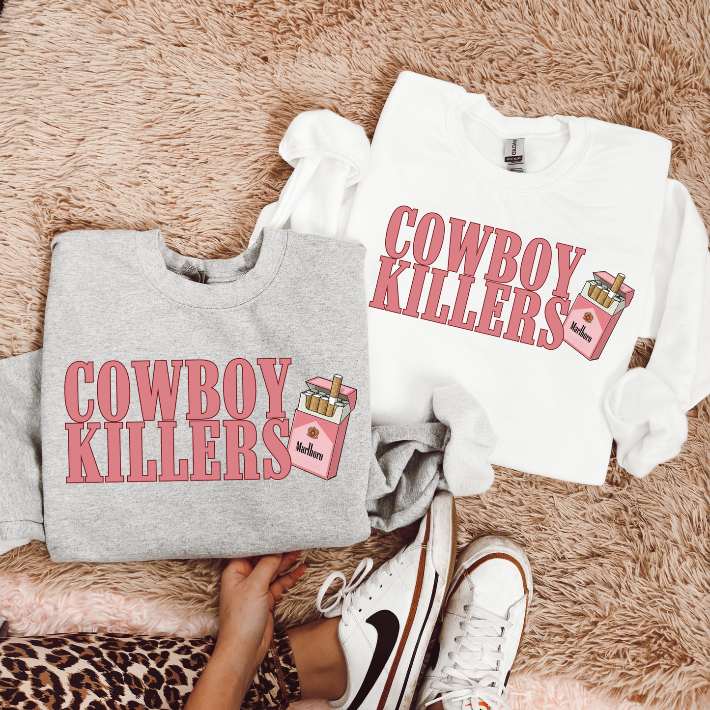 Pink Cowboy Killers TEE or CREWNECK