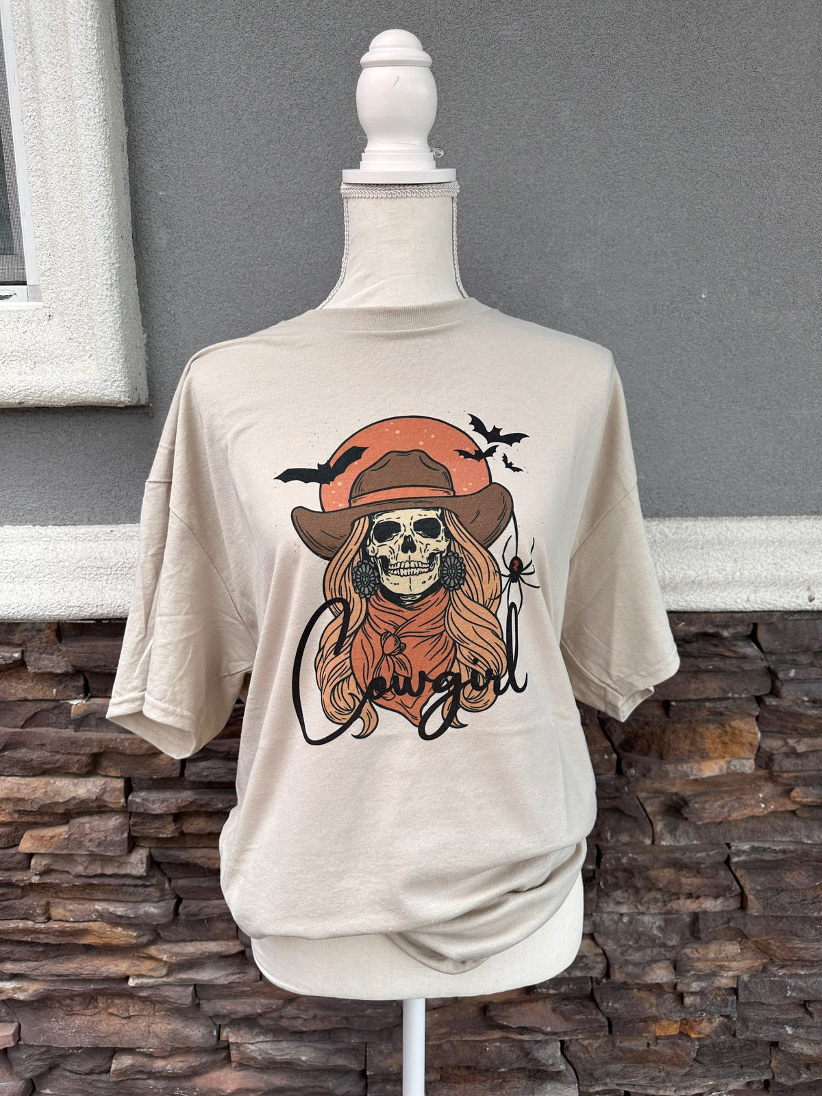 Cowgirl skeleton Top