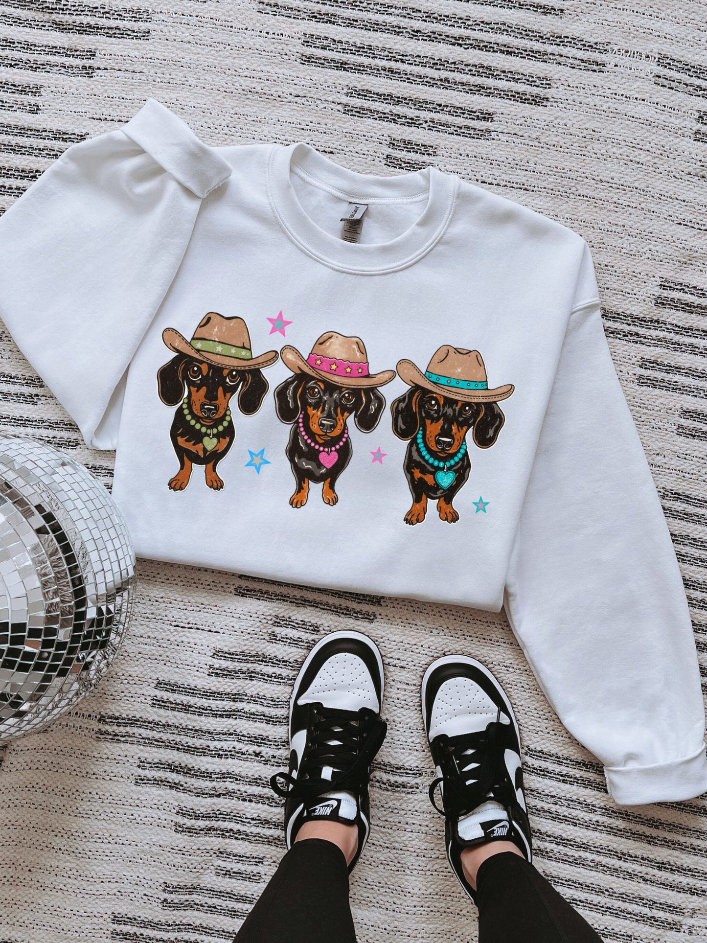 Western Weenie Dogs TEE or CREWNECK