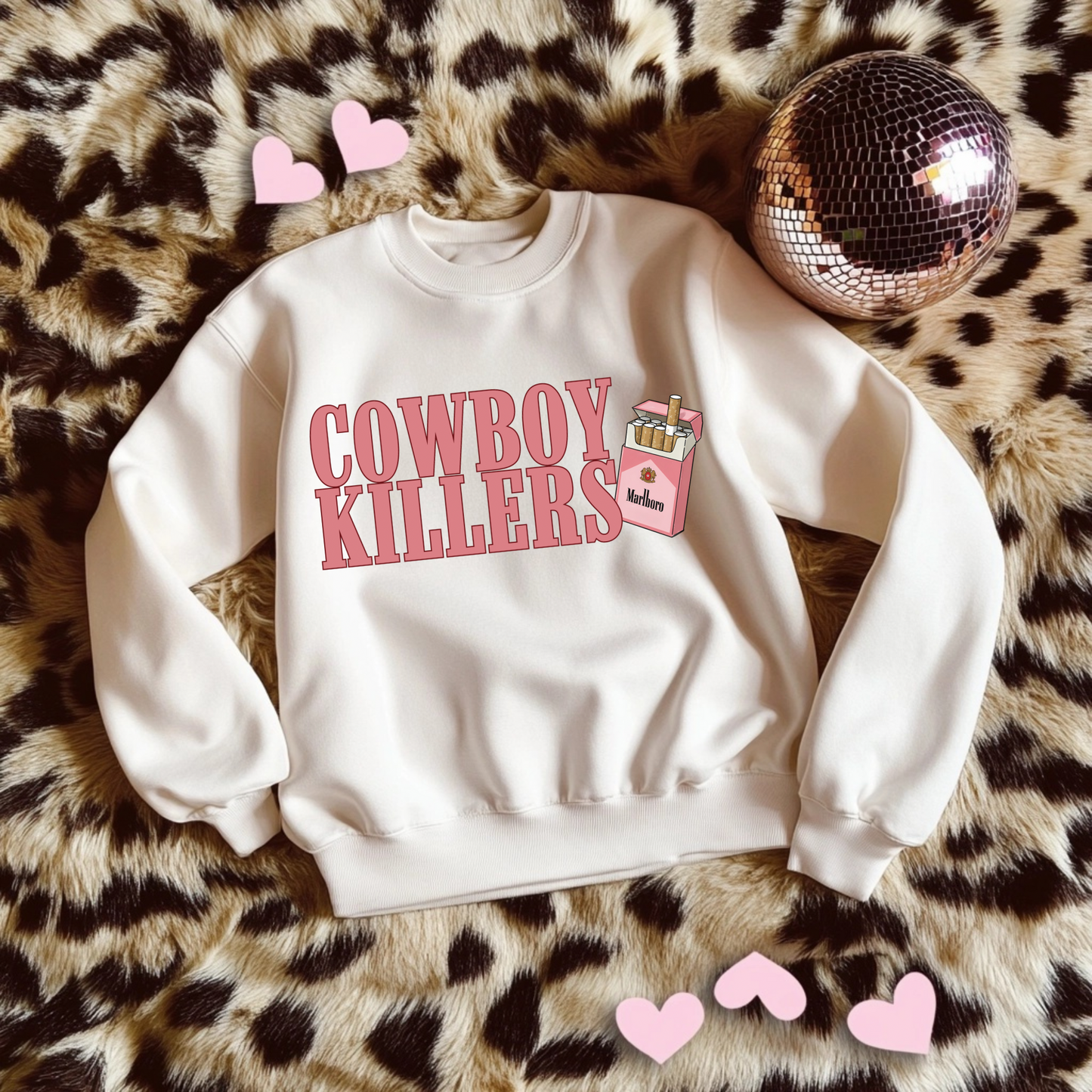 Pink Cowboy Killers TEE or CREWNECK