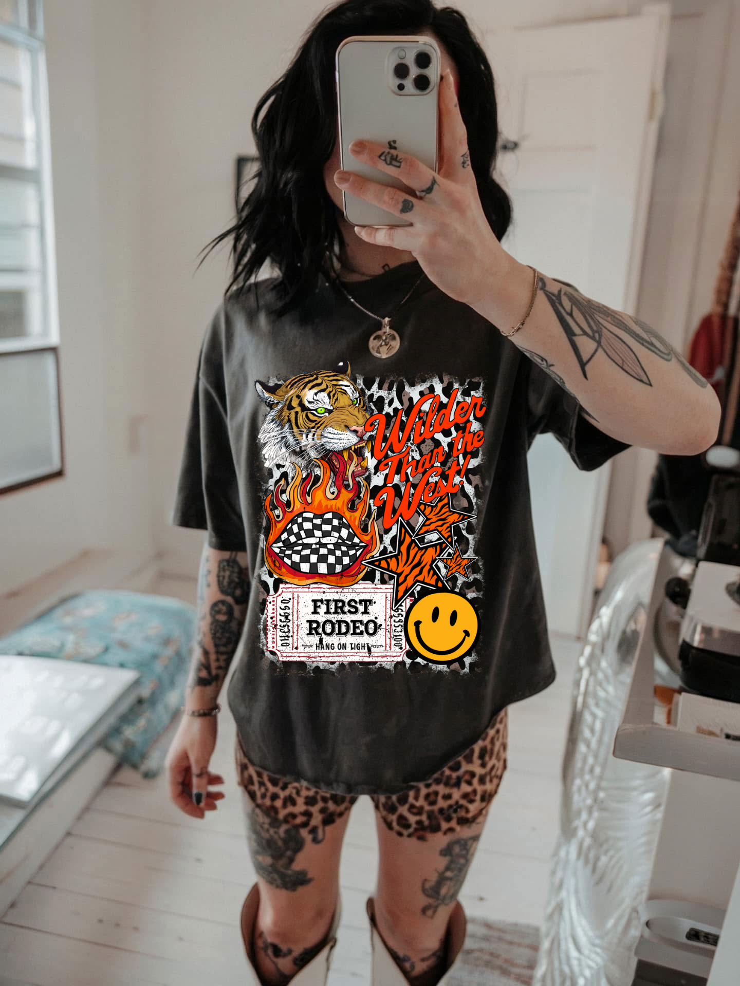 Wilder than the West collage Tee