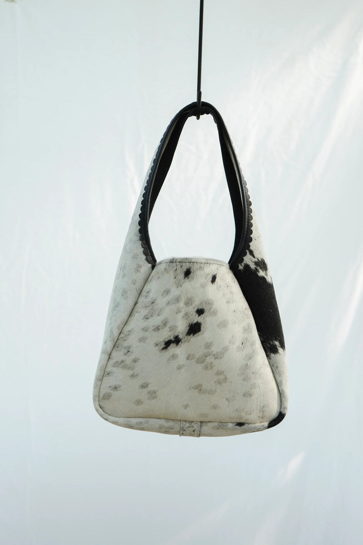 The Maddog Leather Cowhide Hobo Bag