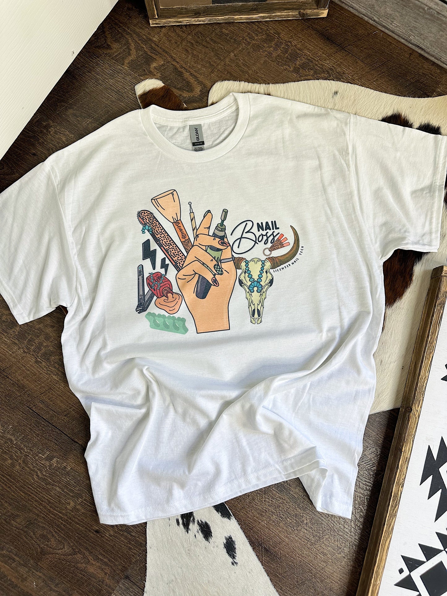 Western Nail Tech TEE, CREWNECK or QUARTER ZIP