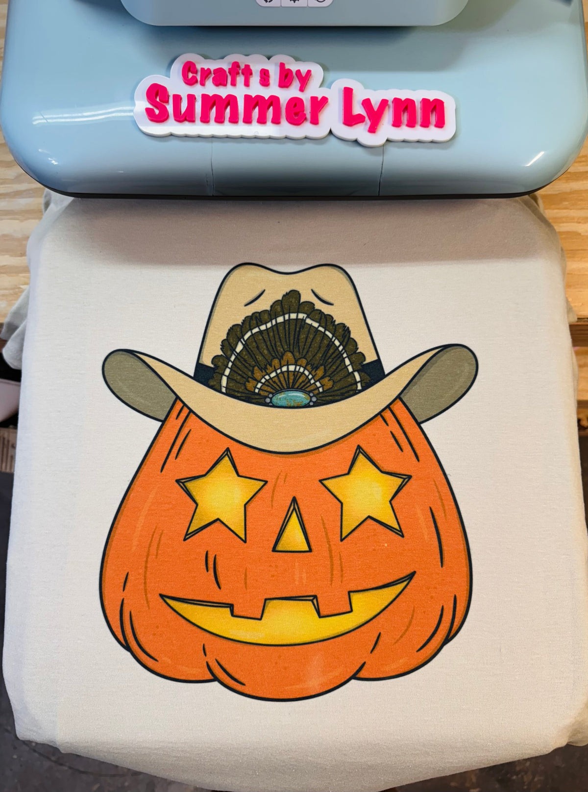 Cowboy pumpkin Top