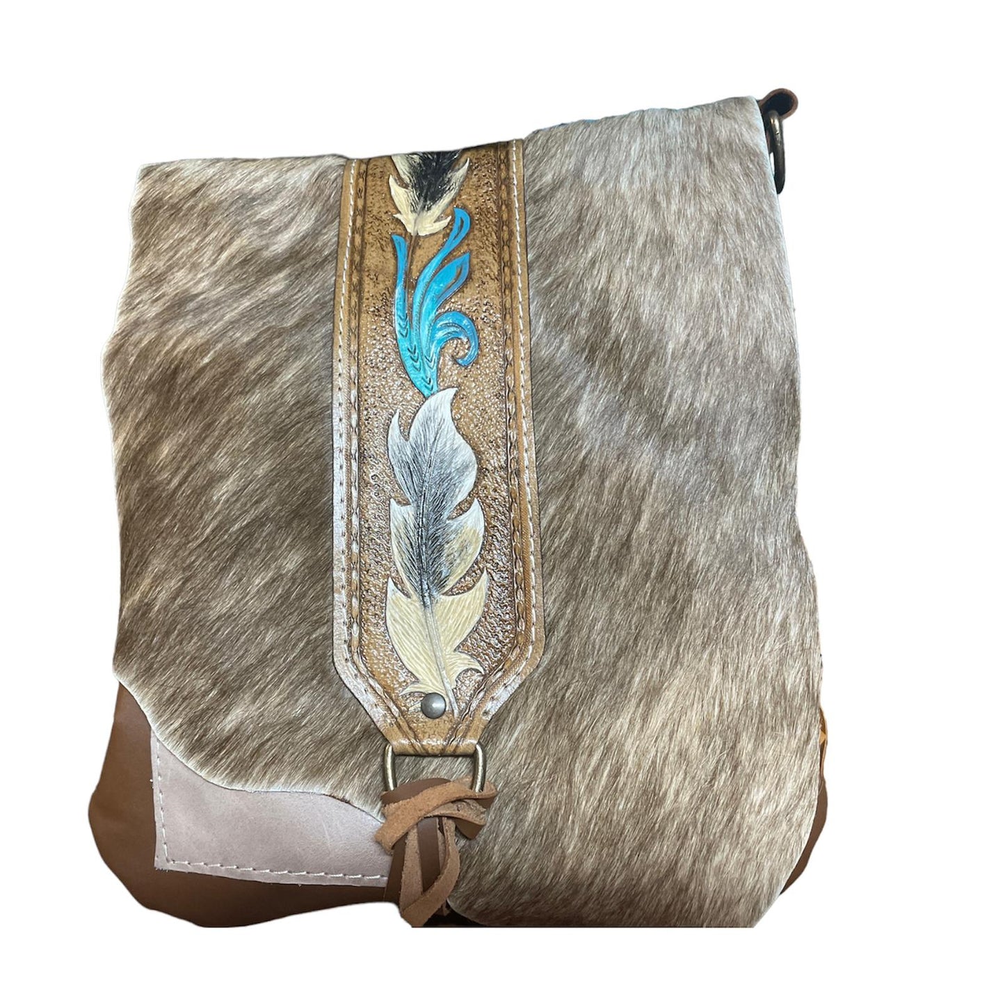 LARGE HANDBAG - COWHIDE BOLSA CINCELADA