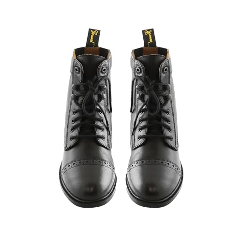 Children's Synthetic Leather Lace-Up Paddock Boots