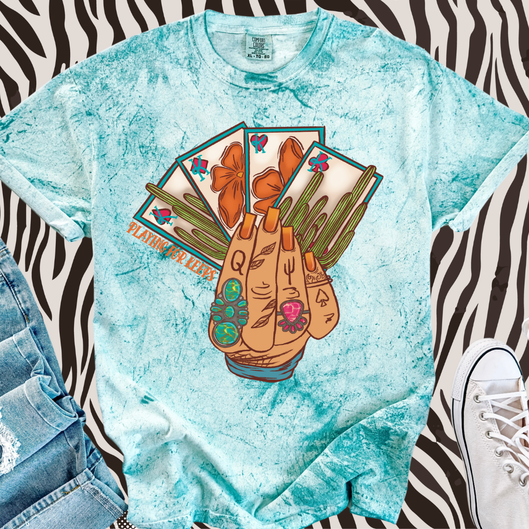 Playing for Keeps tee