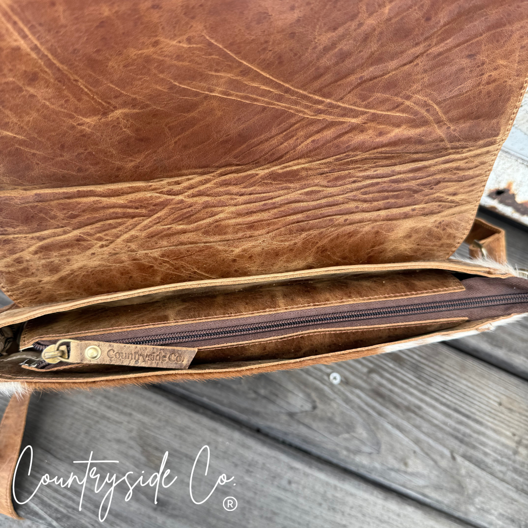 Del Rio Cowhide Tooled Leather Purse by Countryside Co.