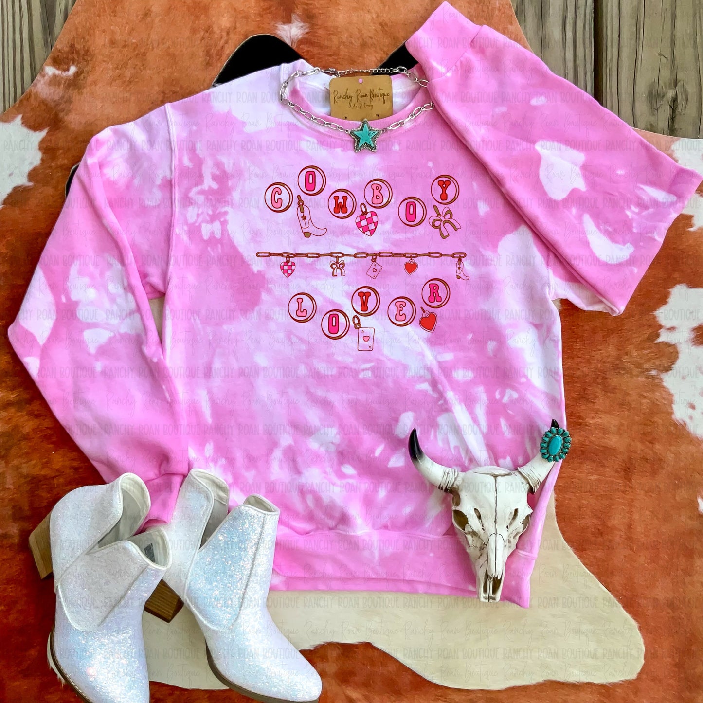 Cowboy Lover Western Graphic Sweatshirt