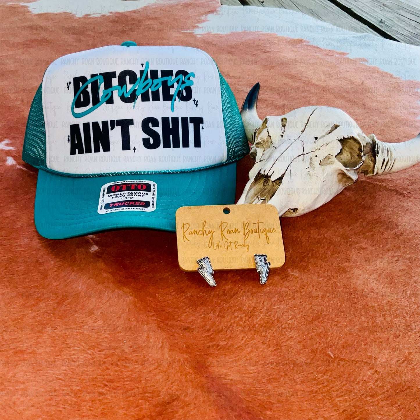 Cowboy’s Ain’t Shit Western Trucker Hat