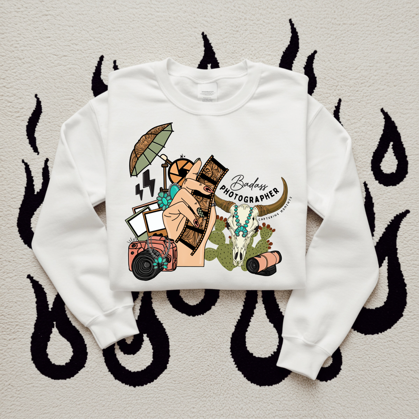 Western Photographer TEE, CREWNECK or QUARTER ZIP