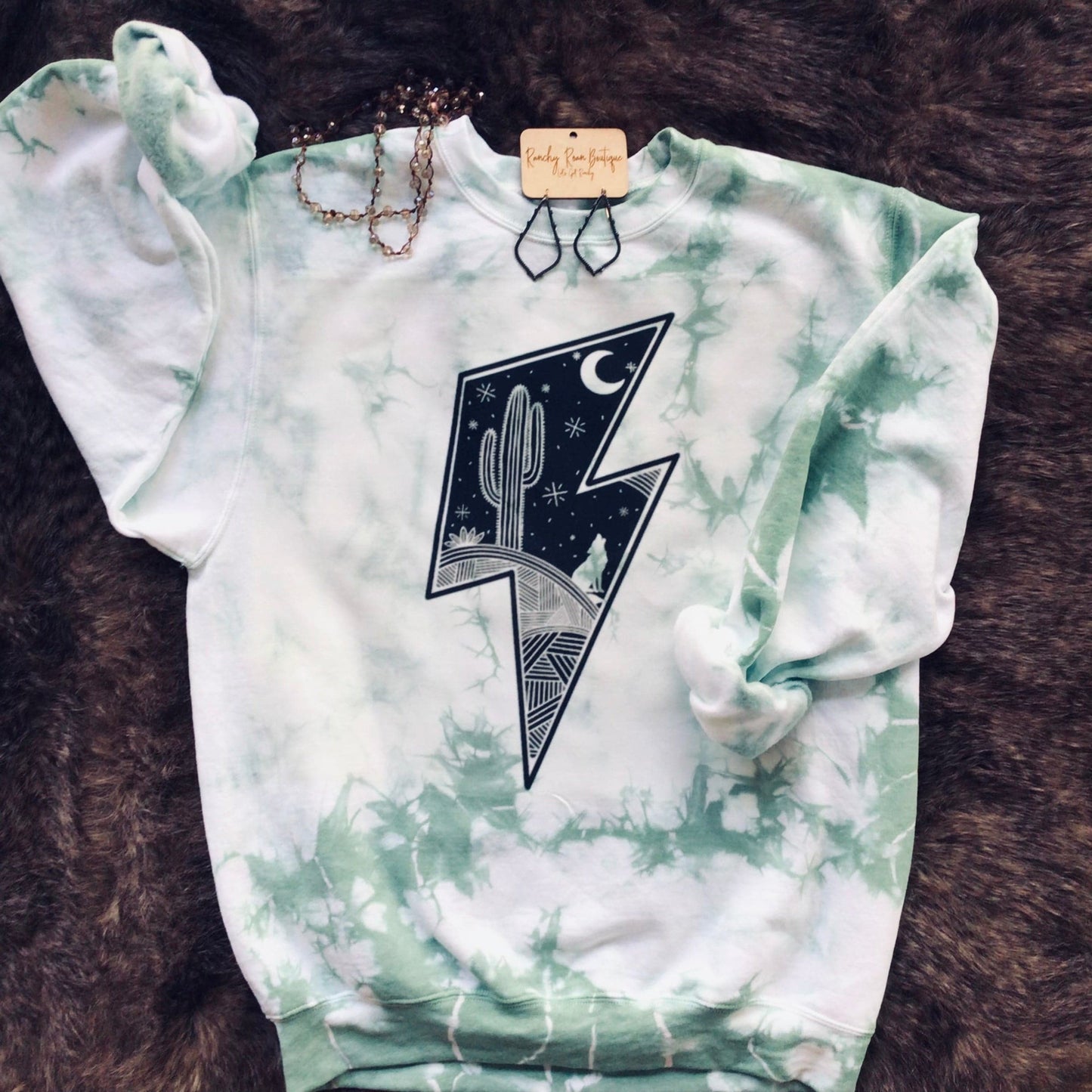 Desert Lightening Bolt Sweatshirt