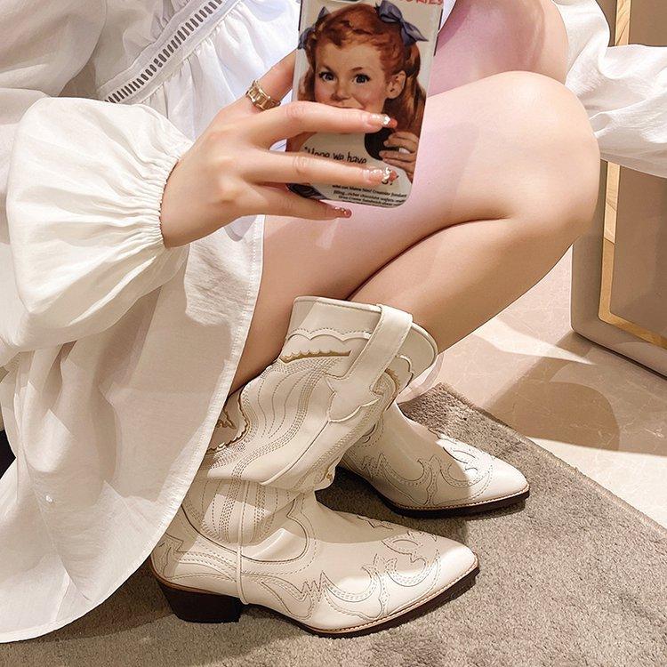 Autumn Moon Cowgirl Boots