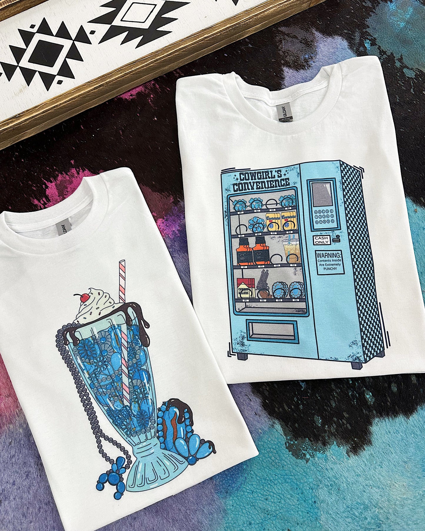 Punchy Vending Machine TEE or CREWNECK