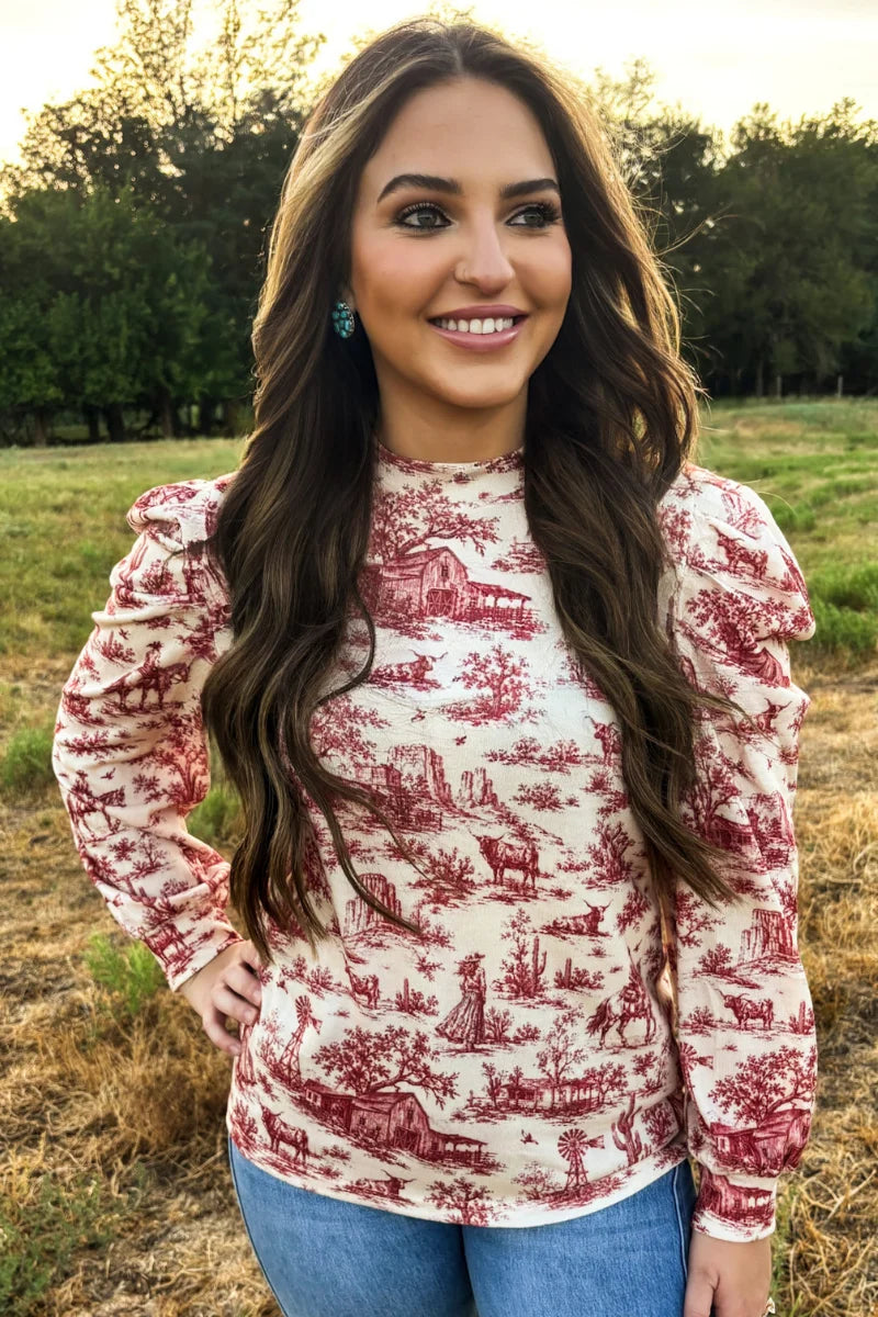Frontier Toile Top