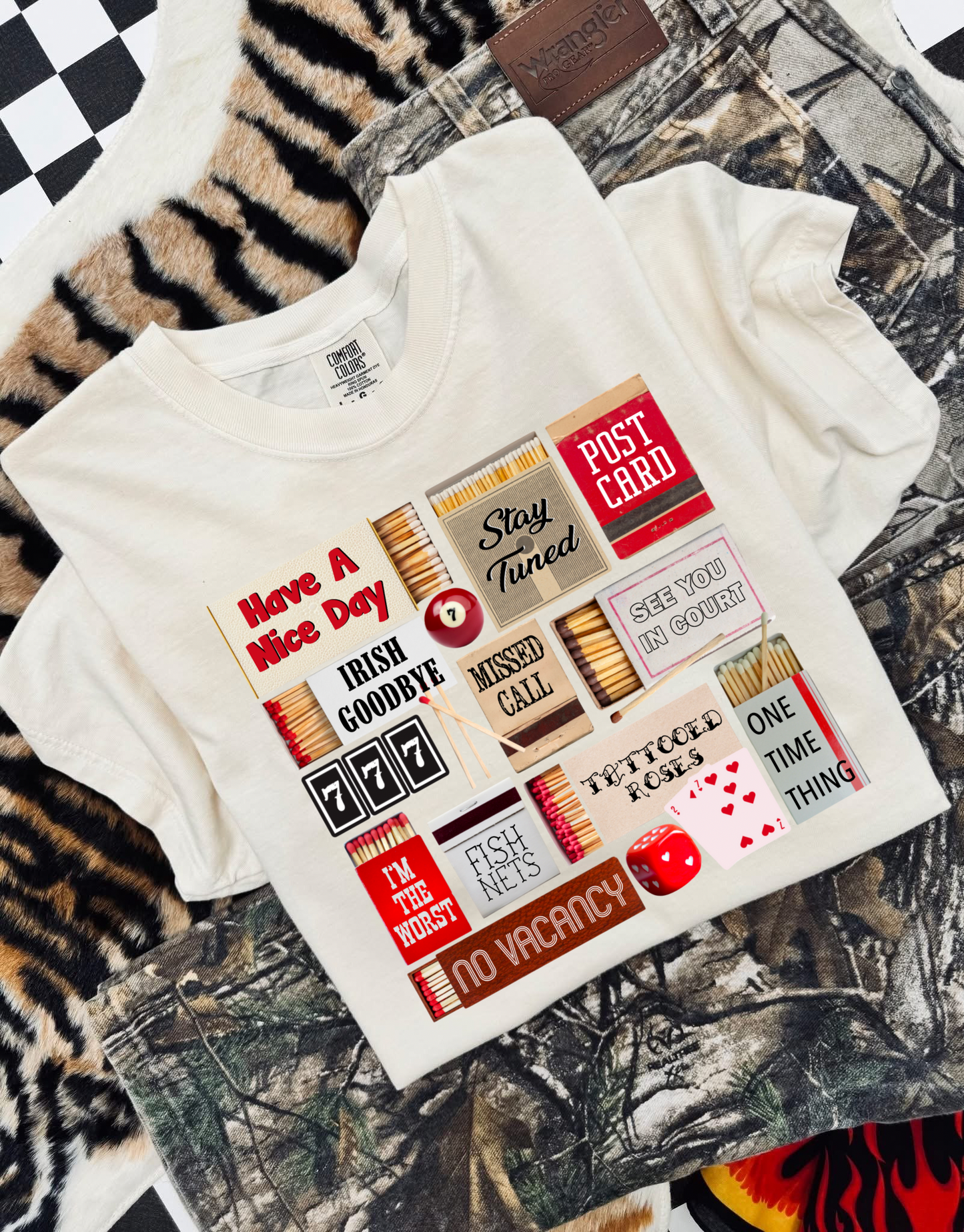 Treaty matchbox Tee