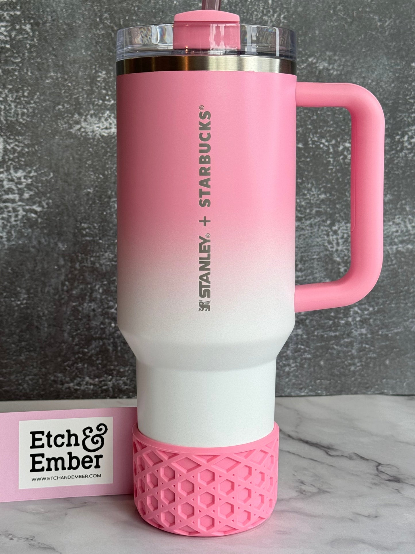 SWEET PINK WAFFLE Tumbler Boot -fits 20-40oz