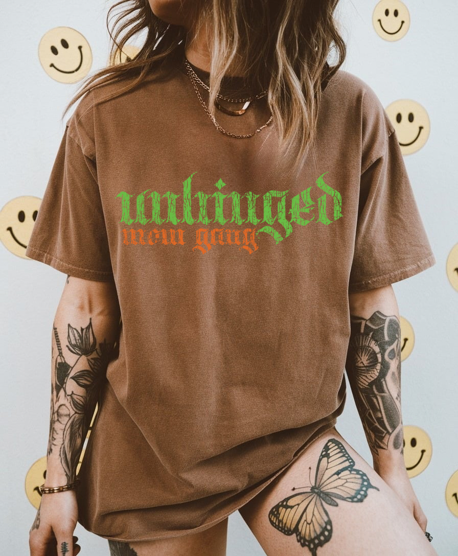 Unhinged Mom Gang Tee