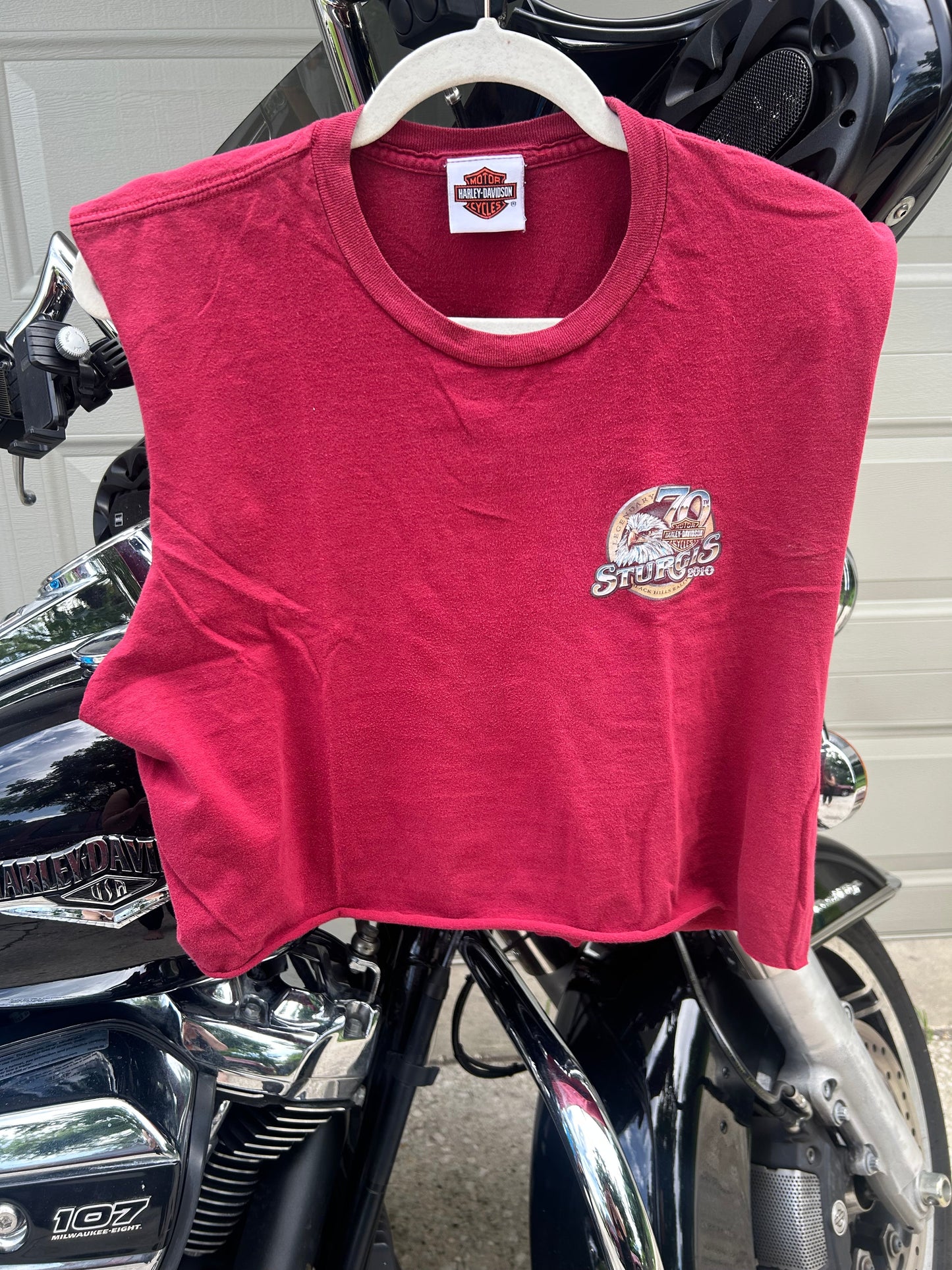 2010 STURGIS BLACK HILLS CROPPED TANK SIZE XL