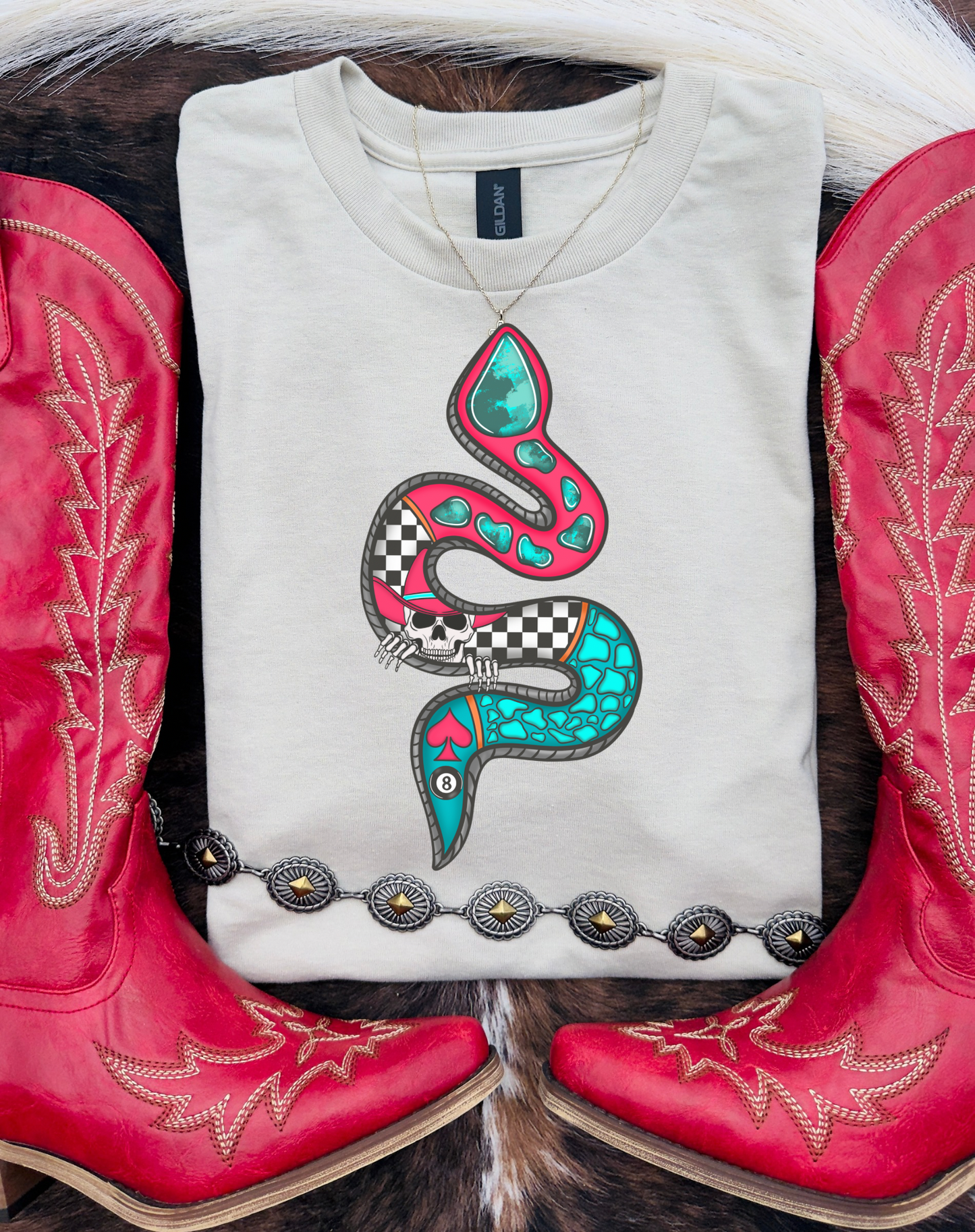 Western Snake TEE or CREWNECK
