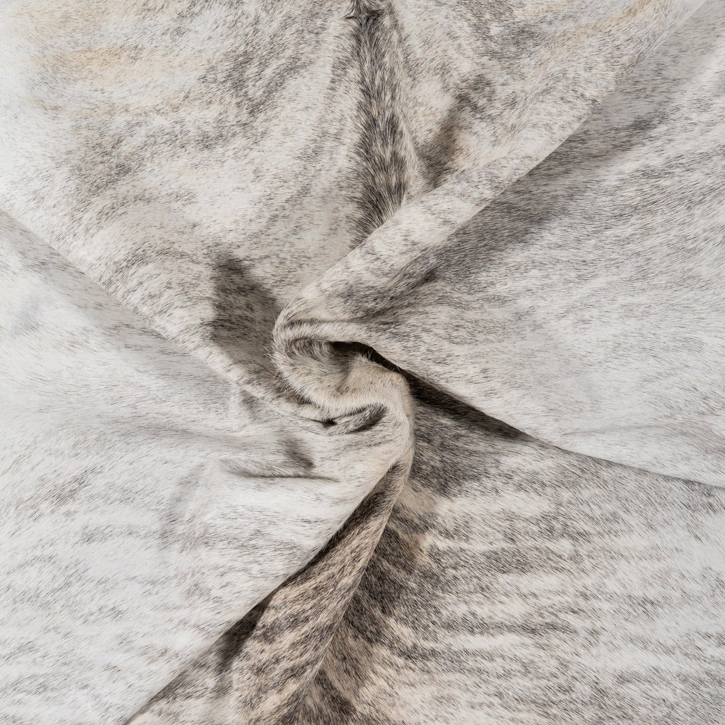 Brazilian Light Grey Brindle Cowhide Rug Size 7'6" L x 6'7" W 9213