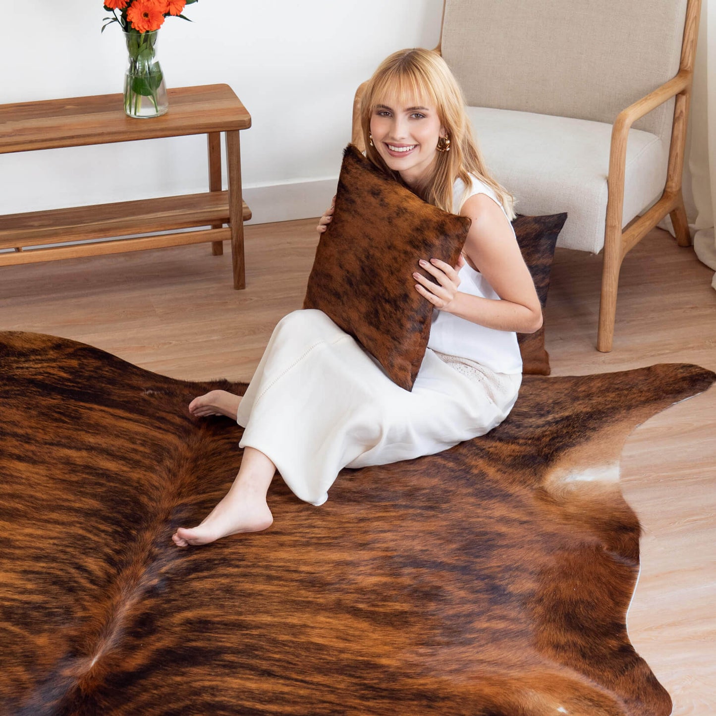 Brindle Cowhide Rug