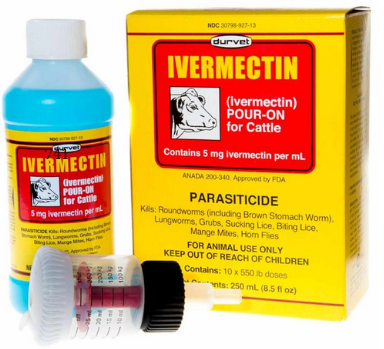 Durvet: Ivermectin Pour-On - 250 ML