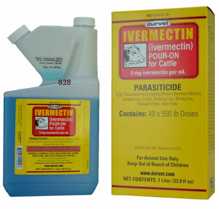 Durvet: Ivermectin Pour-On 1 Liter