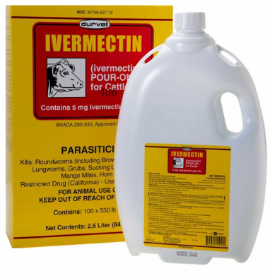 Durvet: Ivermectin Pour-On - 2.5 L