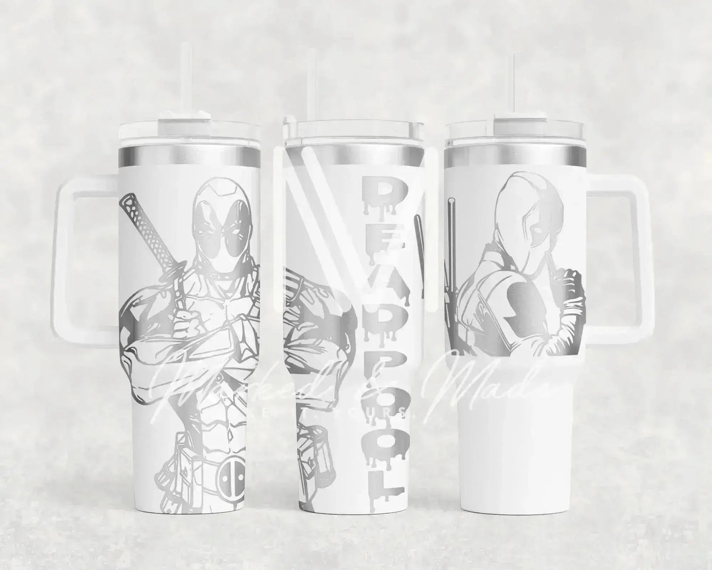 Deadpool Engraved Tumbler | 30oz