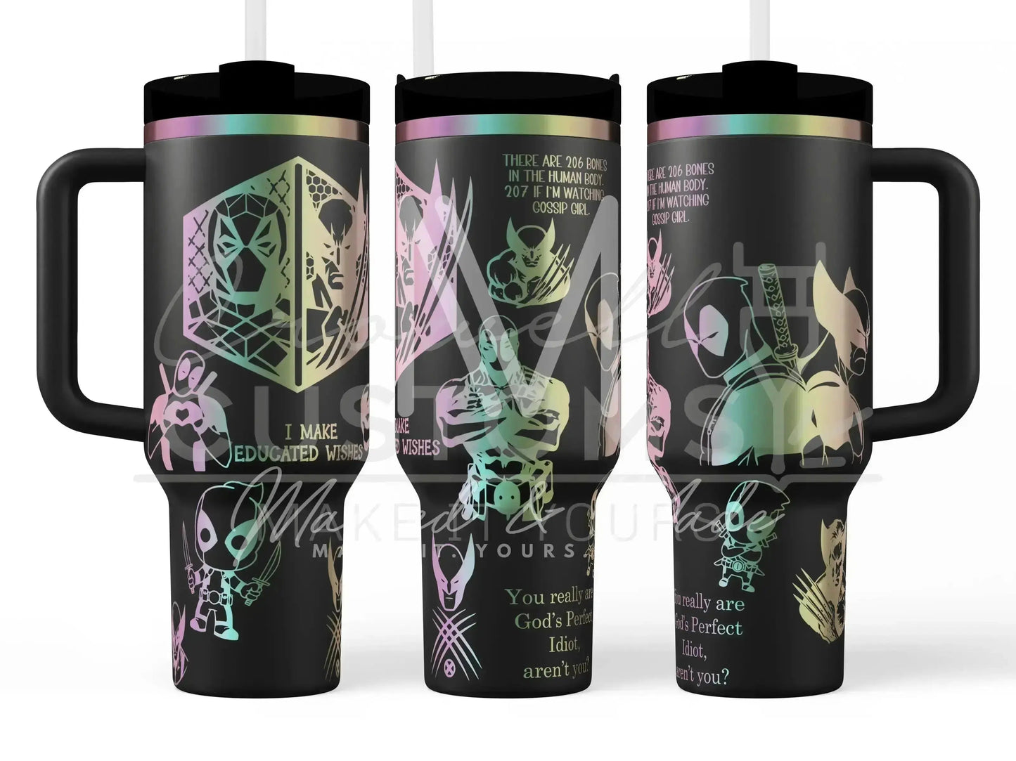 Deadpool + Wolverine Engraved Tumbler | 20oz