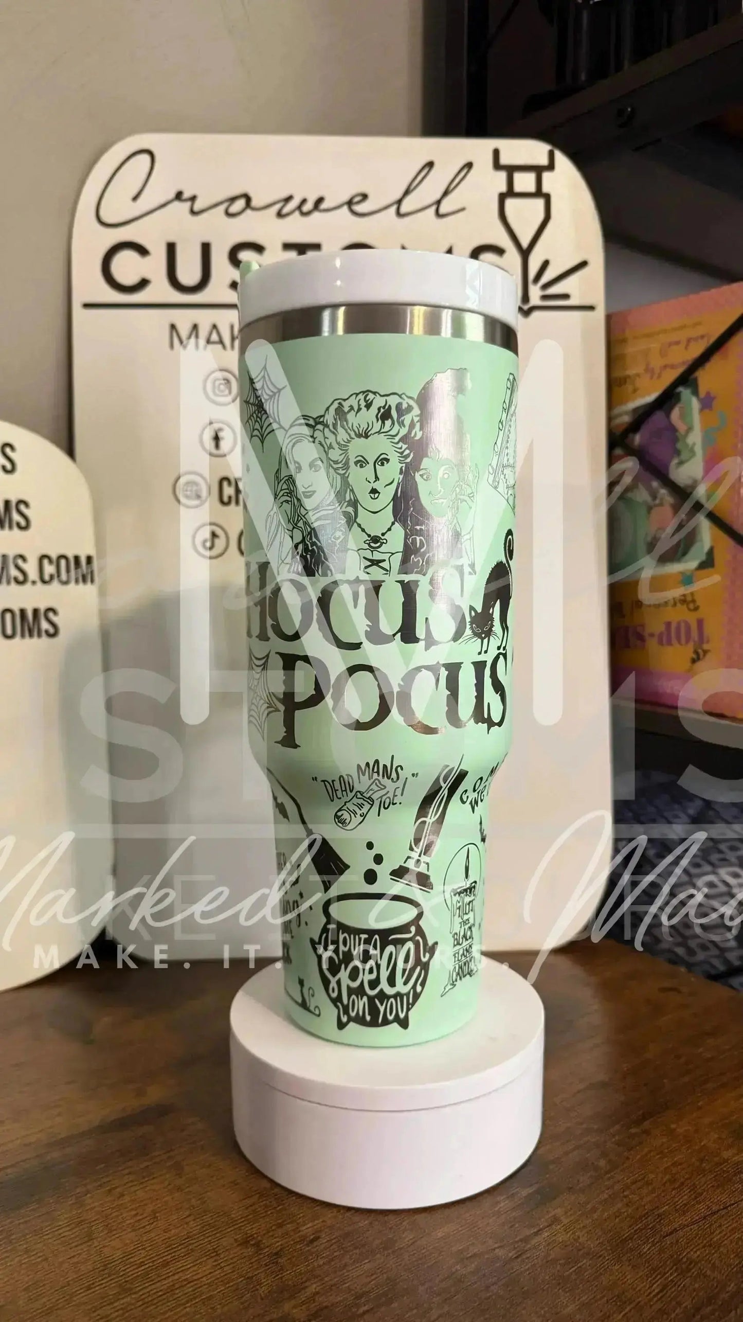 Disney Hocus Pocus Halloween Engraved Tumbler | 20oz