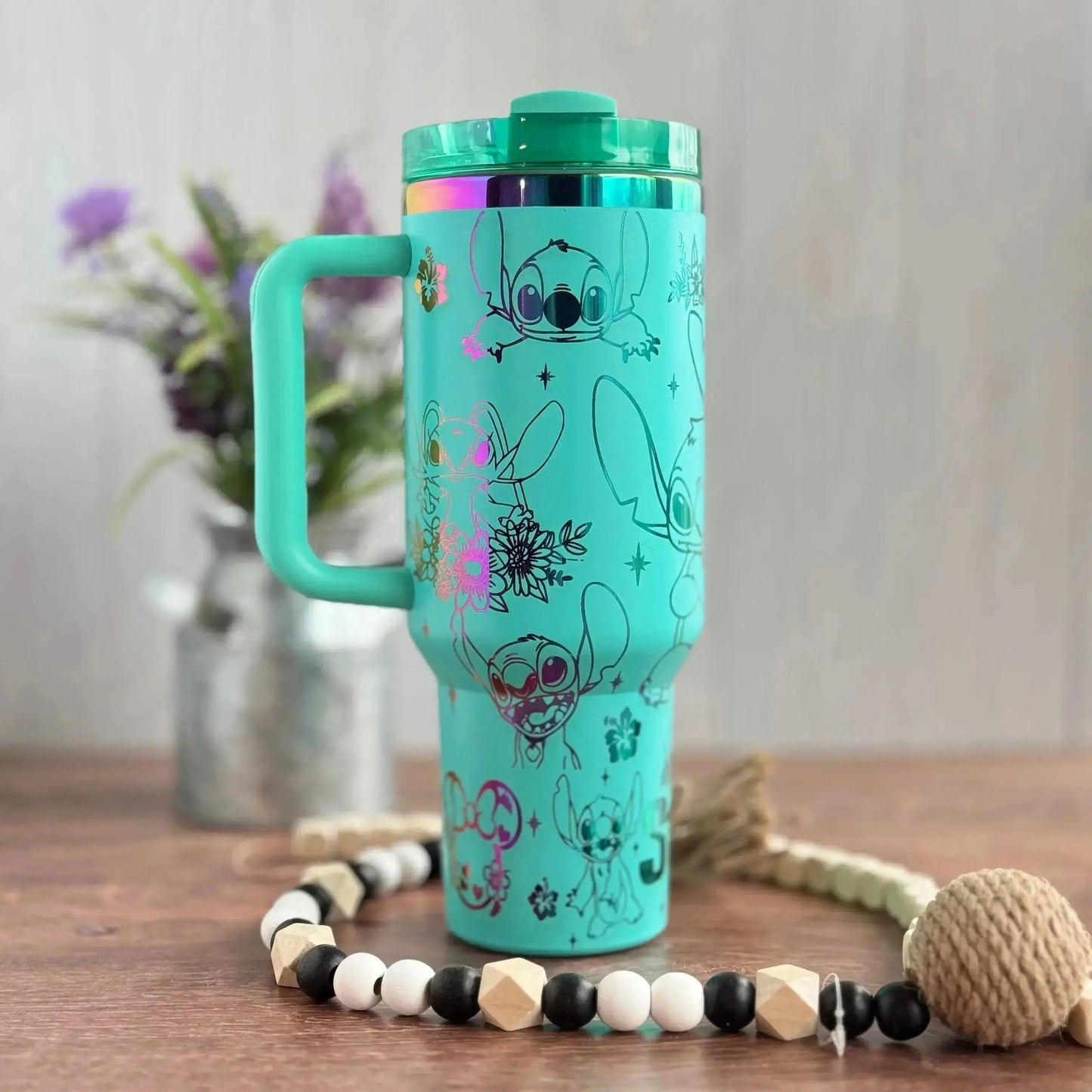 Disney Lilo and Stitch Engraved Tumbler | Genuine Stanley
