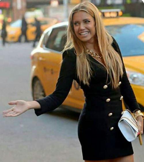 Sophisticated Black Gold Button Dress