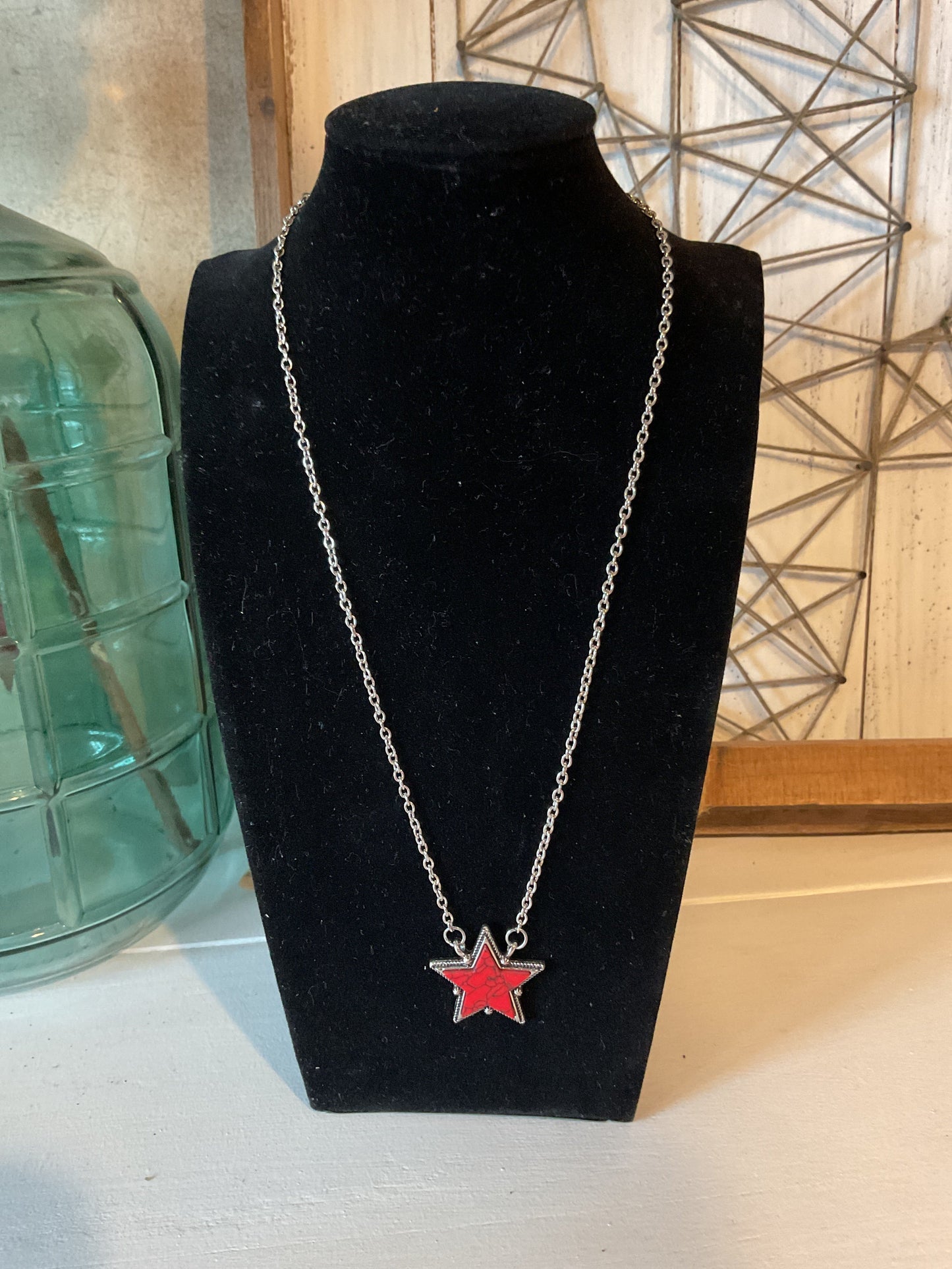 Red Star Necklace