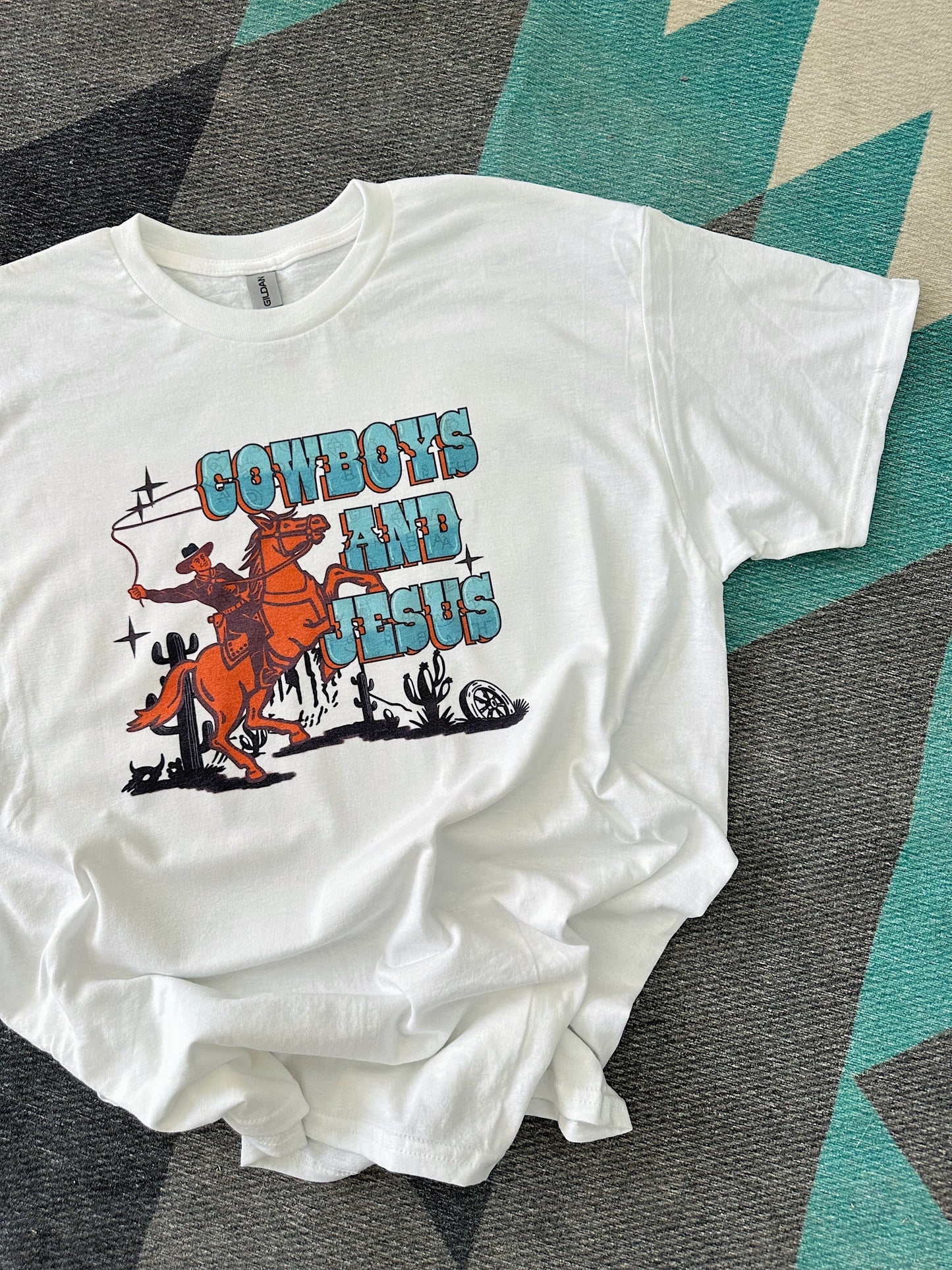Cowboys & Jesus TEE or CREWNECK