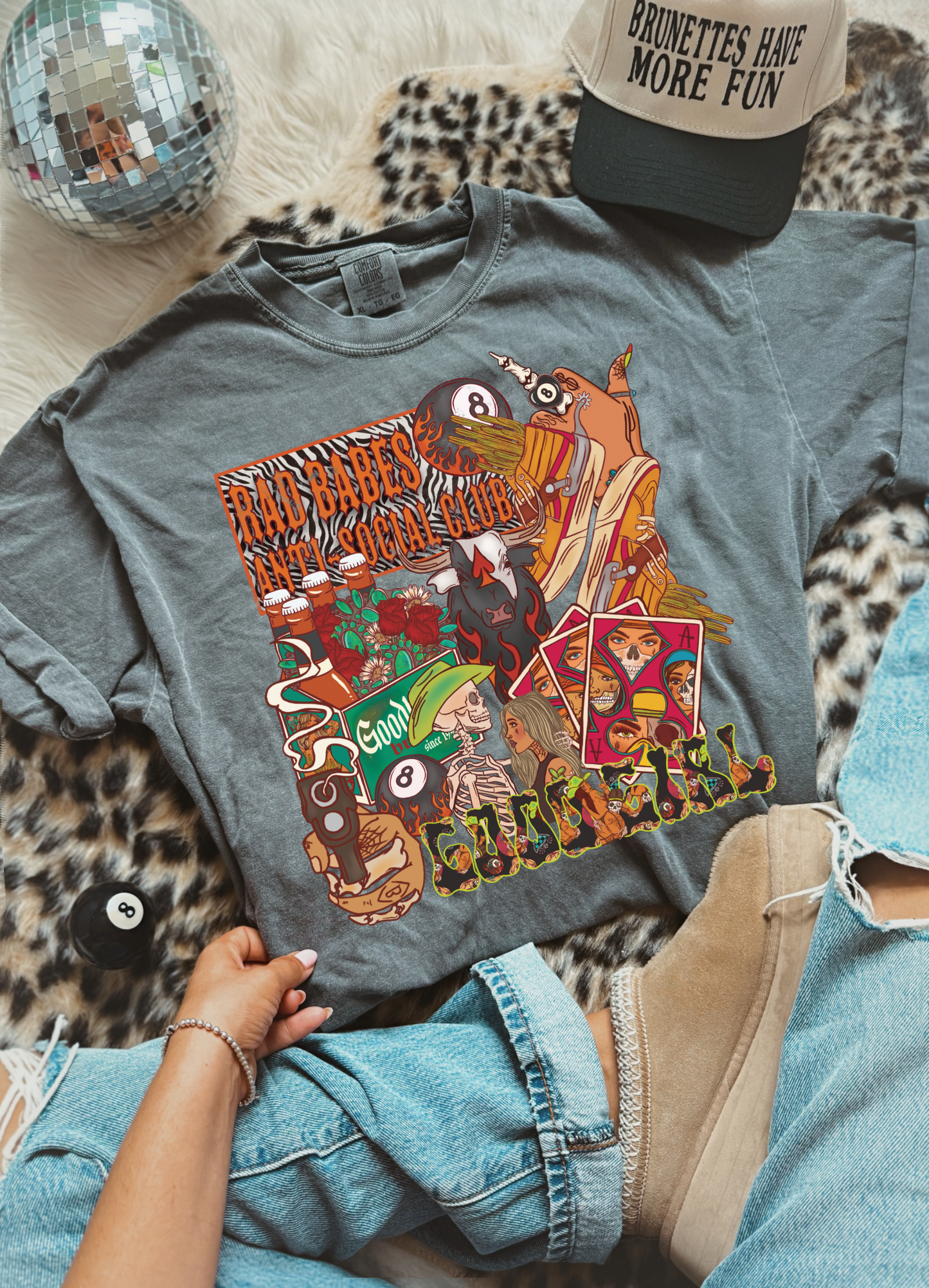 Bad knees patchwork Tee