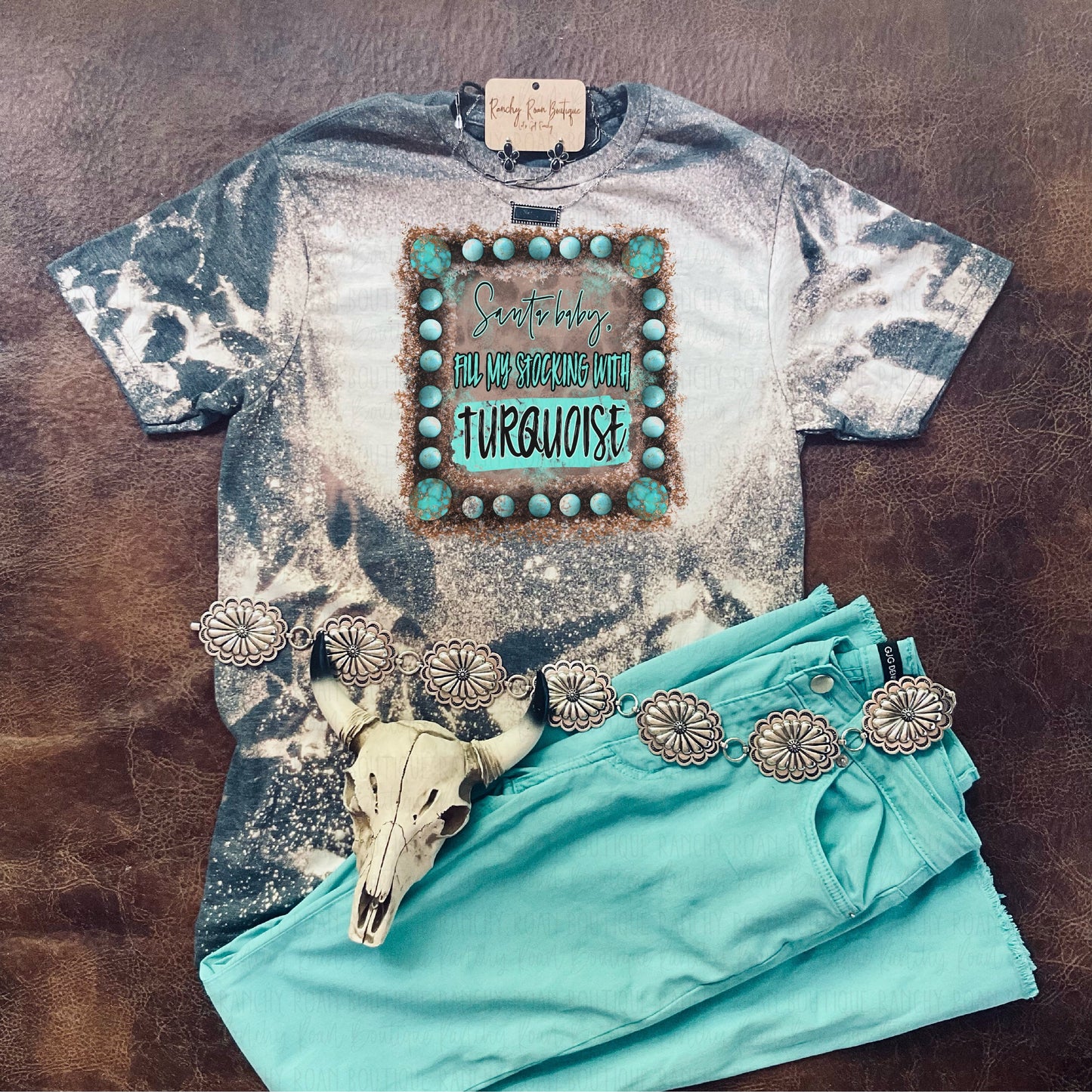 Santa Baby, Fill my Stocking with Turquoise