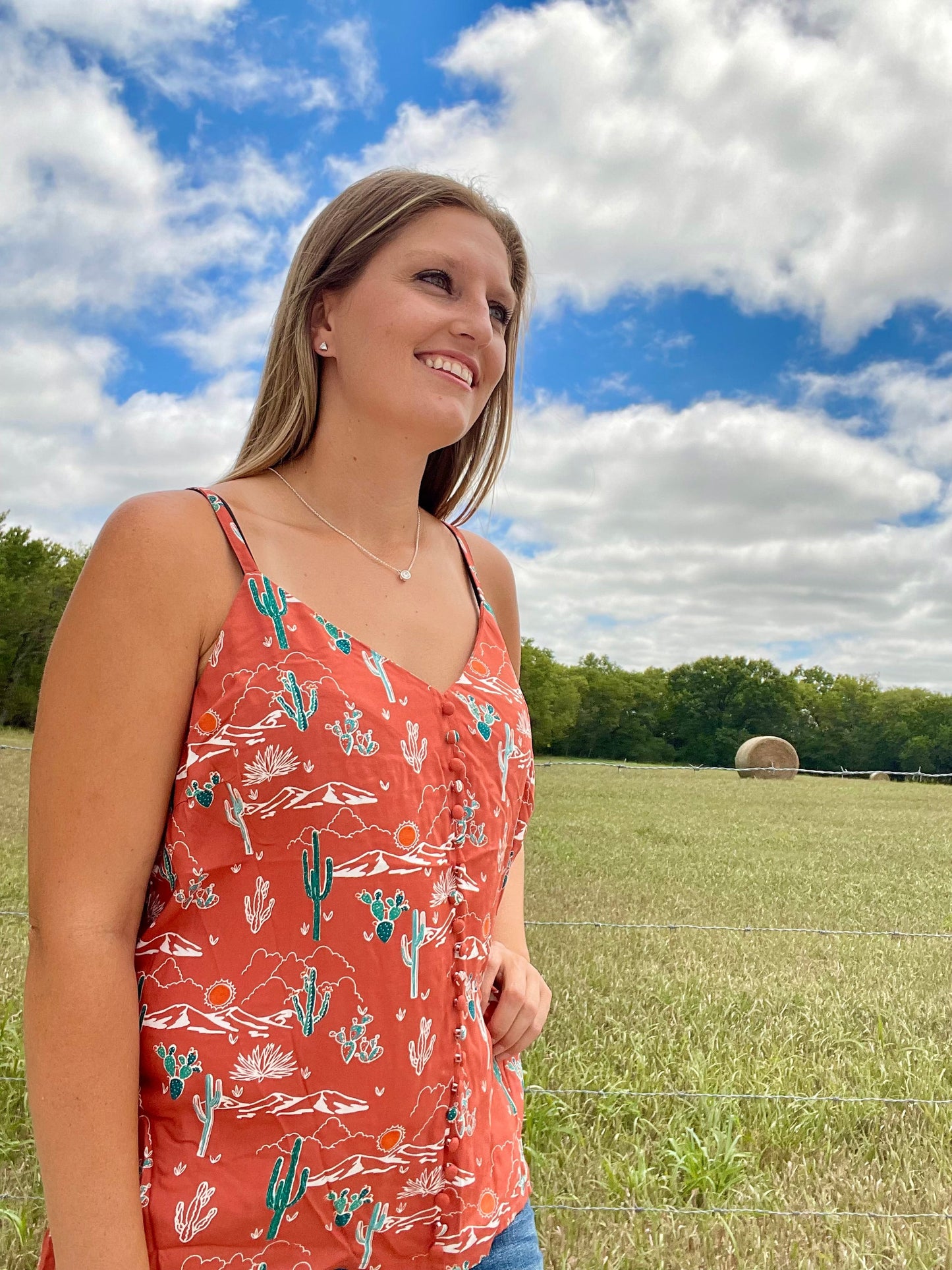 Western Scenery Print Tank